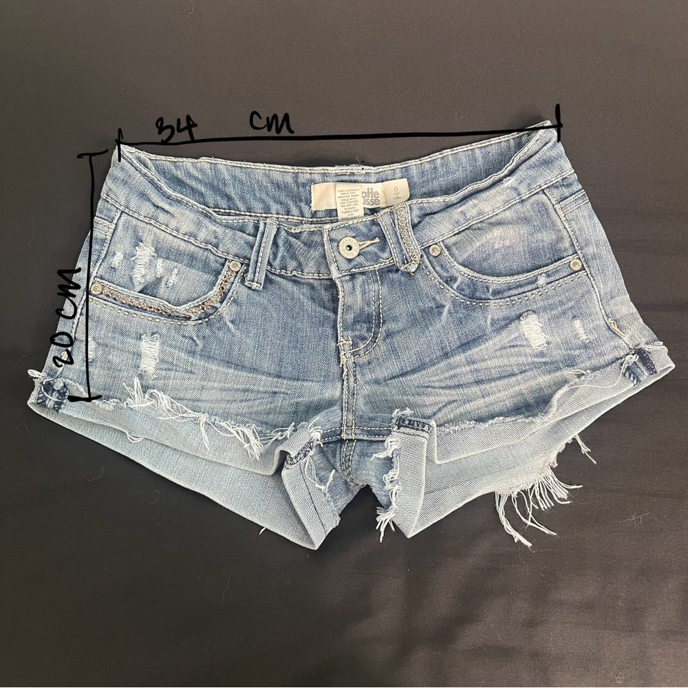 Denim shorts